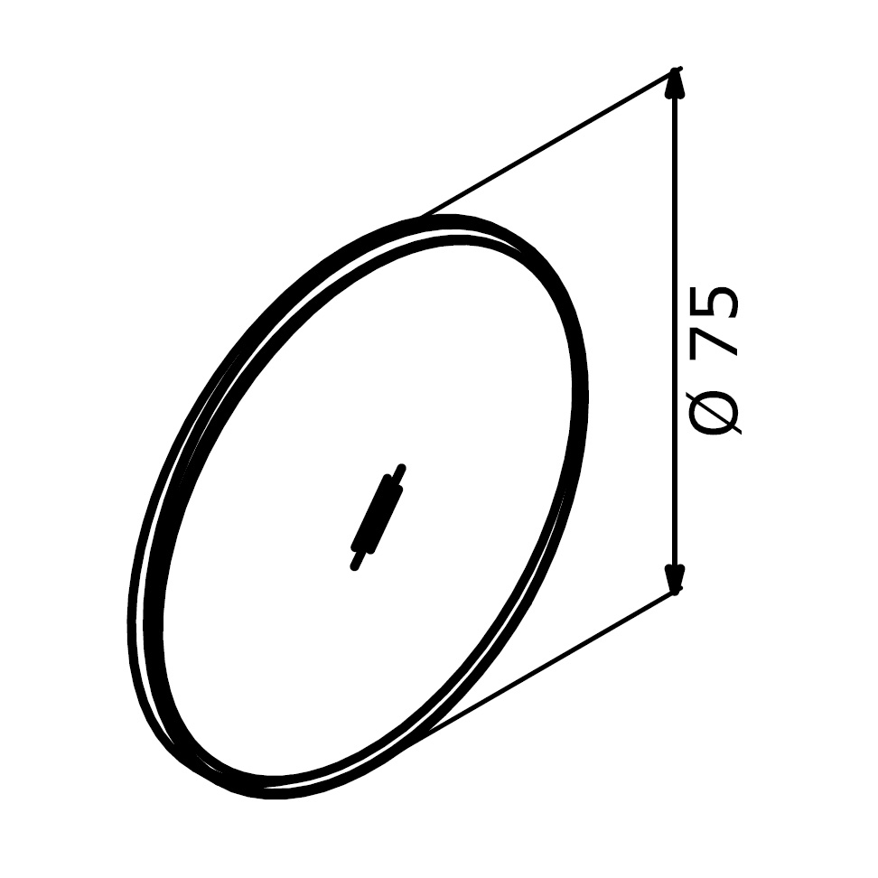������� ORKA Moonlight 75x75 c LED ����������, ������� �������