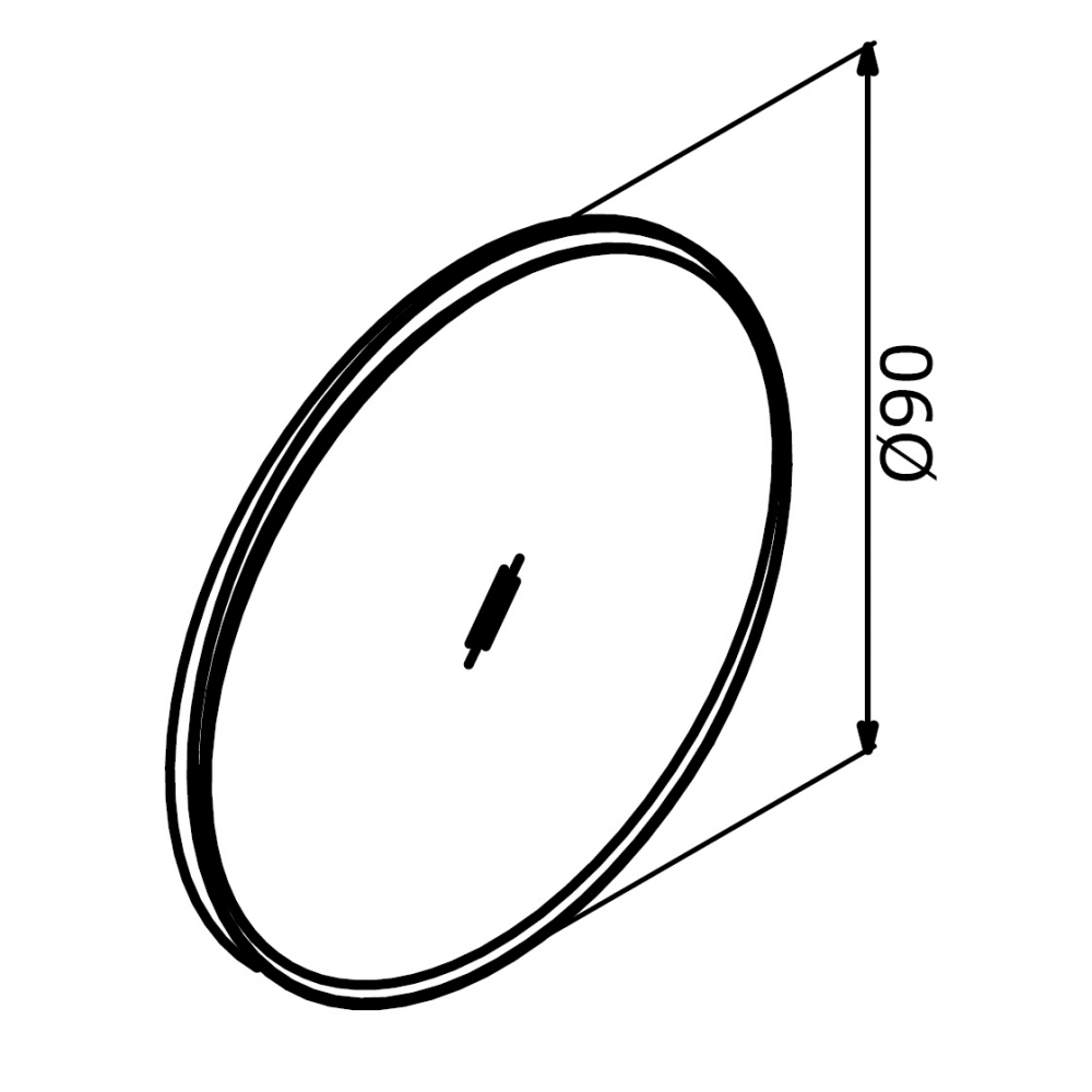������� ORKA Moonlight 90x90 c LED ����������, ����� �������