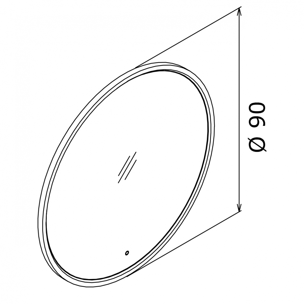 ������� ORKA Molino 90x90 c LED ����������, ������� �������