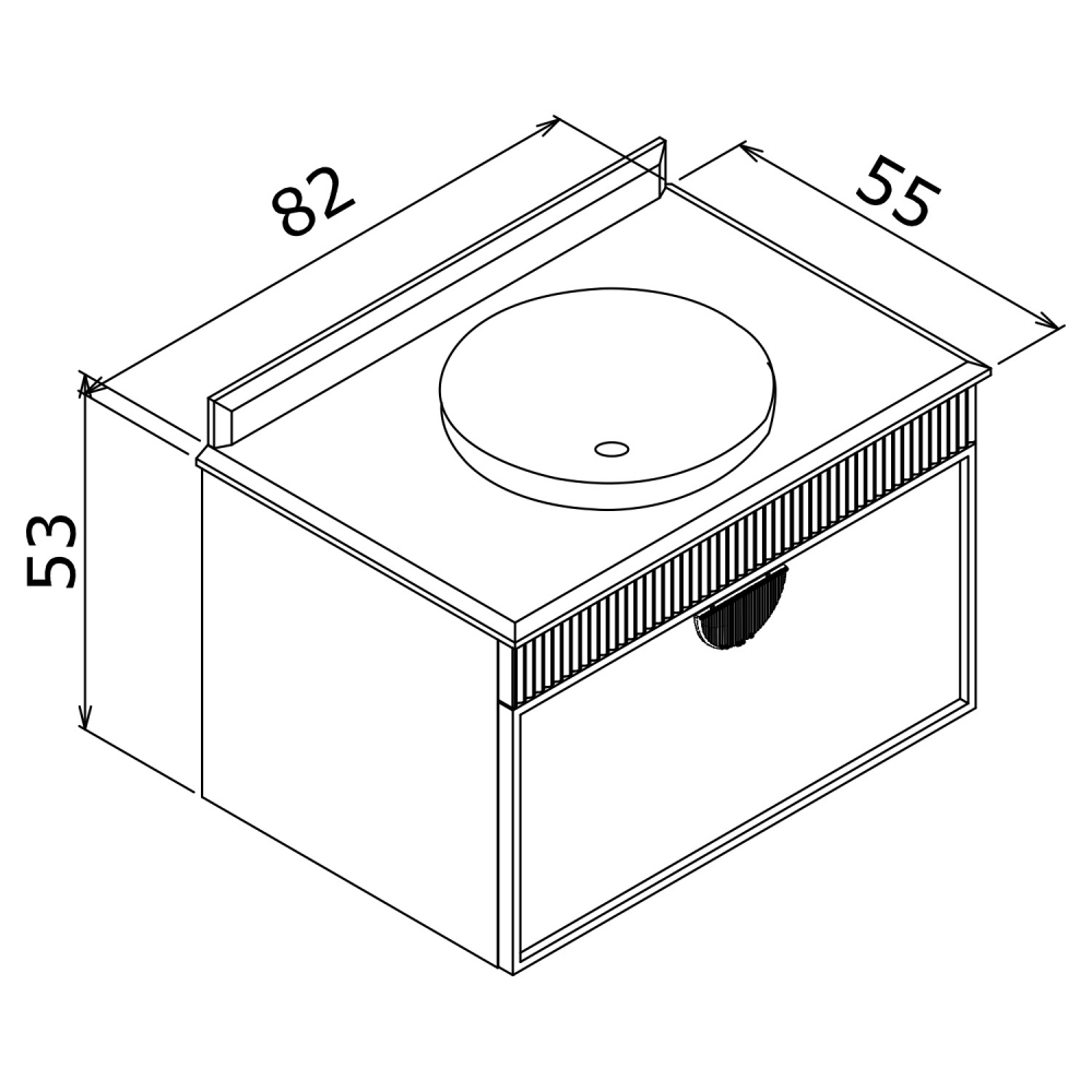 ����� � ��������� ORKA Molino 80 ���������, ������� �������, 2 ����� � ��������� ������ � ����
