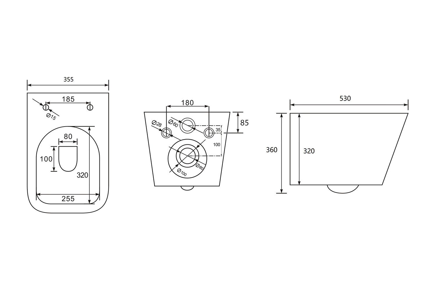 ������ ABBER Rechteck AC1201MG ��������� ����� �������, ������������