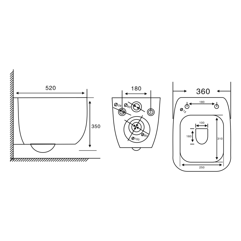 ������ ABBER Rechteck AC1217 ��������� �����, ������������, ���� �������