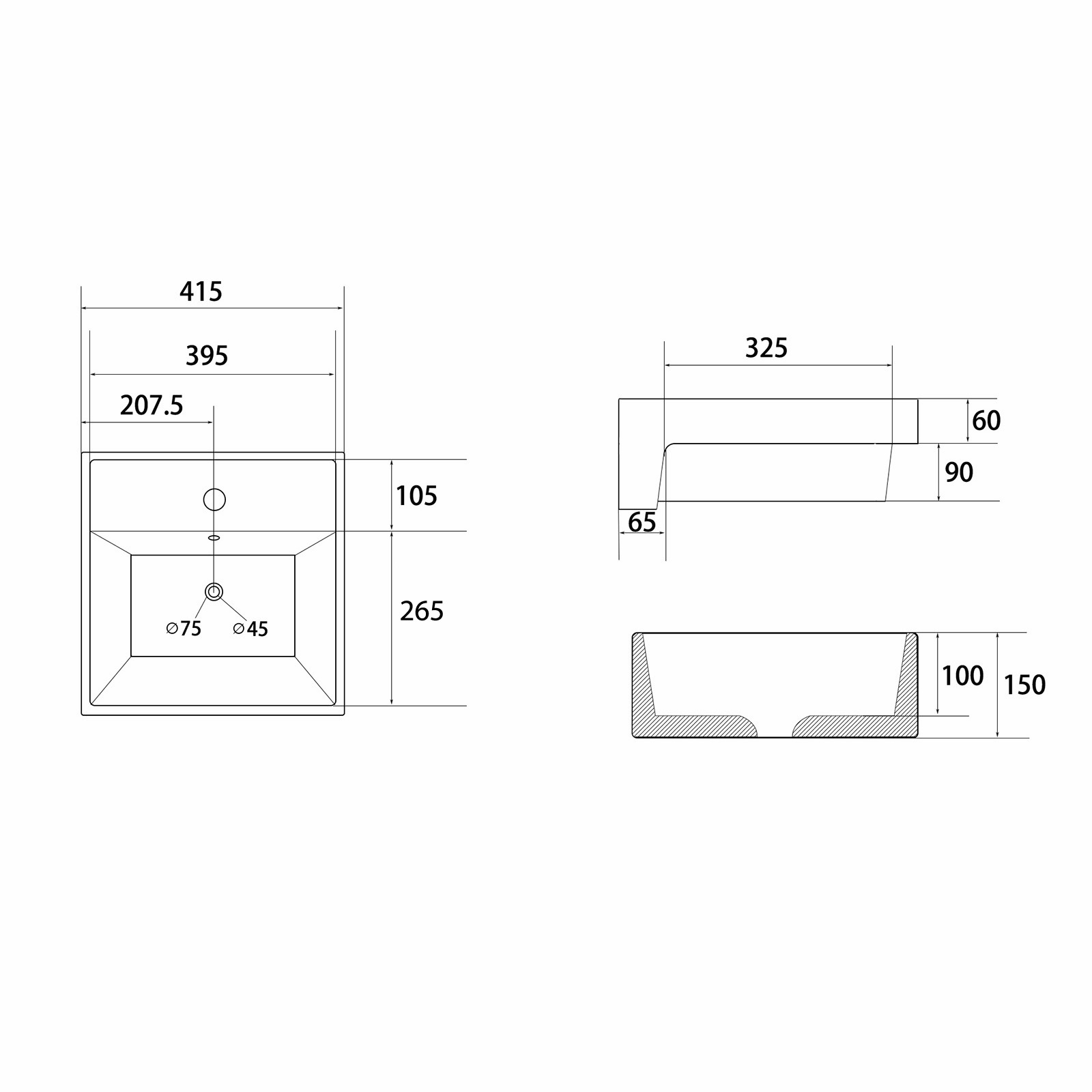 �������� ��������� ABBER Rechteck AC2208 �����