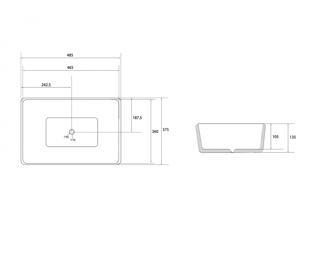 �������� ��������� ABBER Rechteck AC2212BG ������� ������ � ������