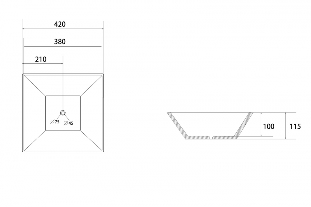 �������� ��������� ABBER Rechteck AC2214 �����