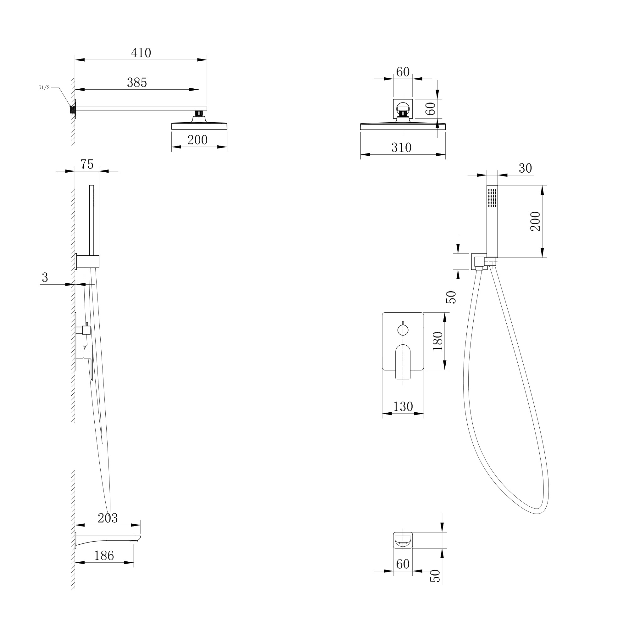 ������� ������� ABBER Weiss Insel AF8017FW �������� ������� � �������, ����� �������