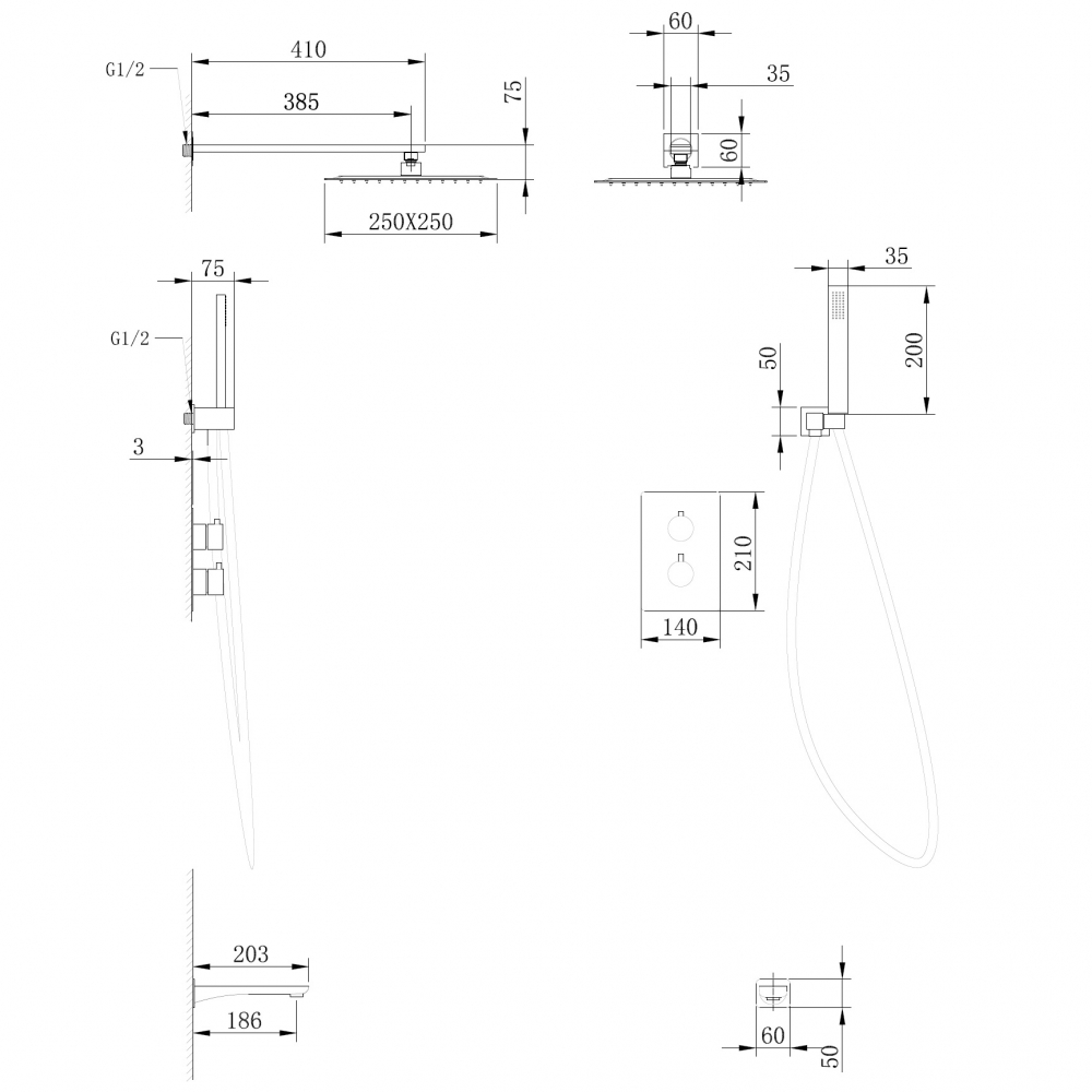������� ������� ABBER Weiss Insel AF8050 �������� ������� � �������, ���������, ����