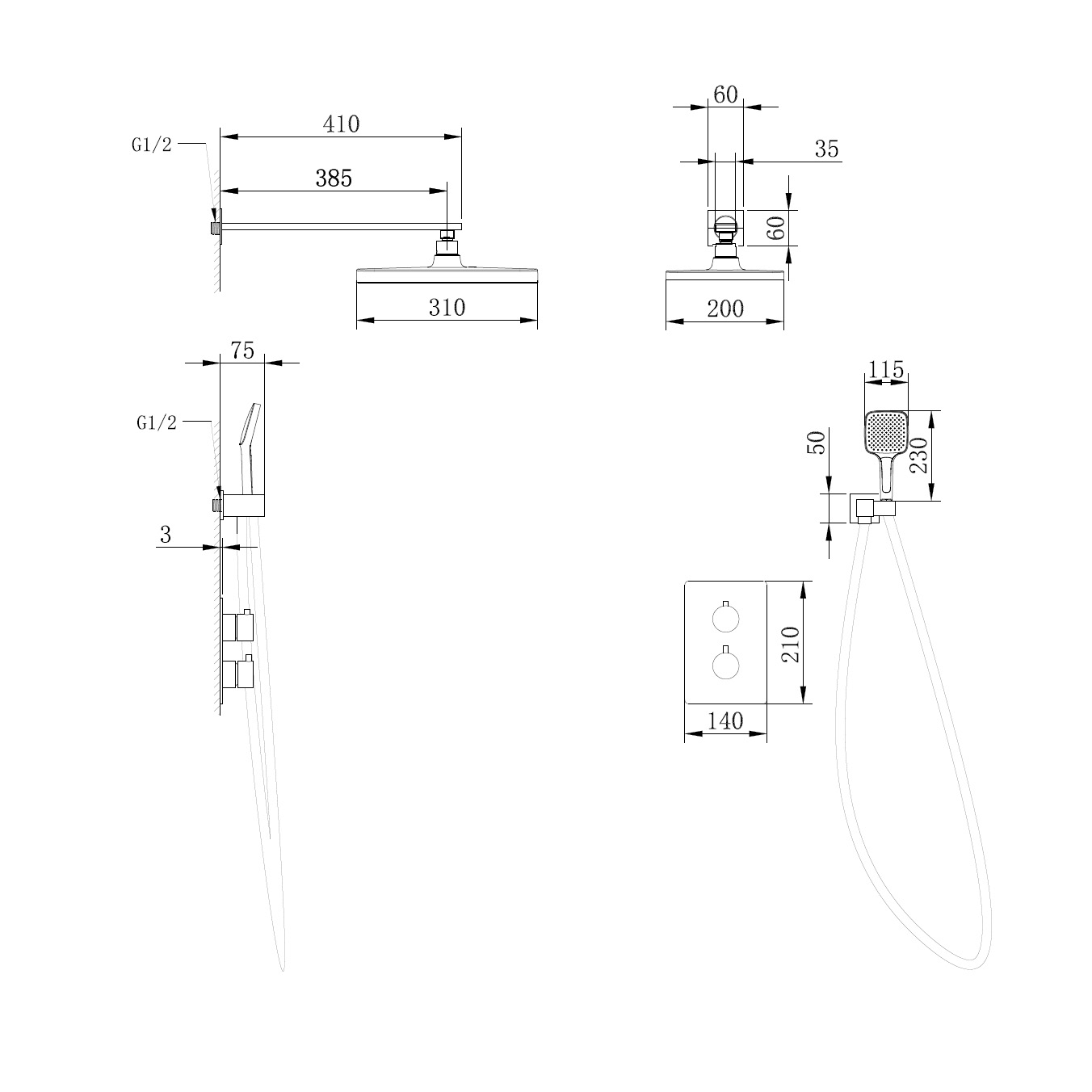 ������� ������� ABBER Weiss Insel AF8051W �������� ������� ��� ������, ���������, �����