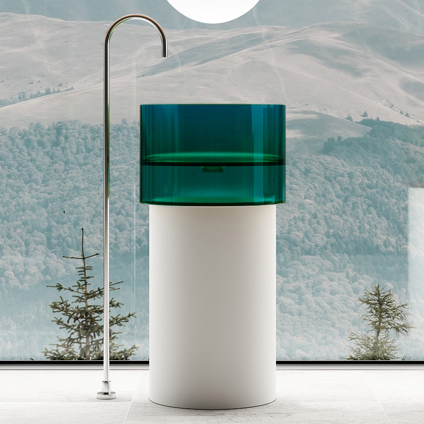 �������� ��������������� ���������� ABBER Kristall AT2701White-Aquamarin �����/���������