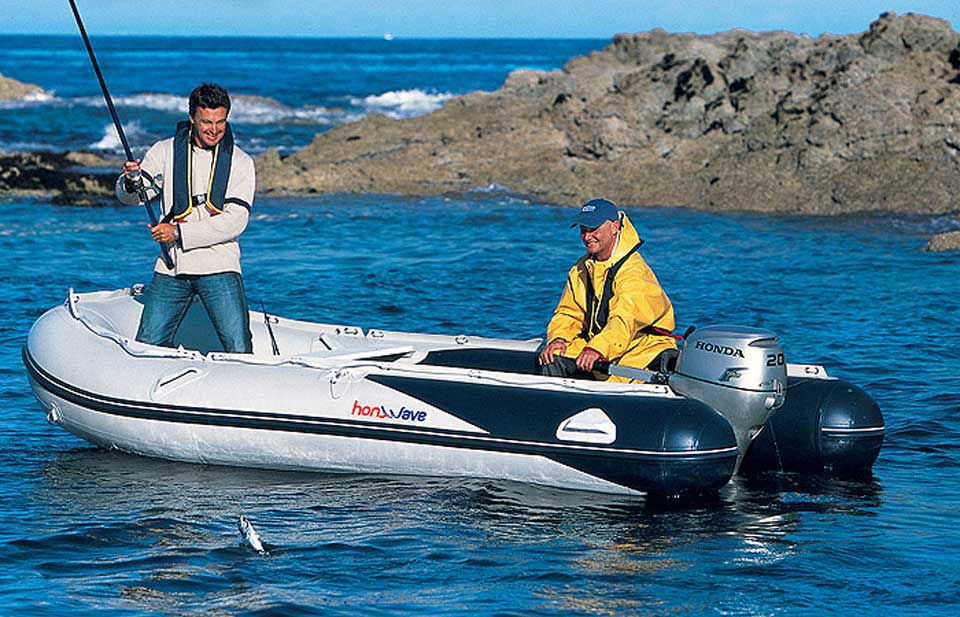 хонда 20 л.с. - идеальный лодочный мотор для надувной лодки