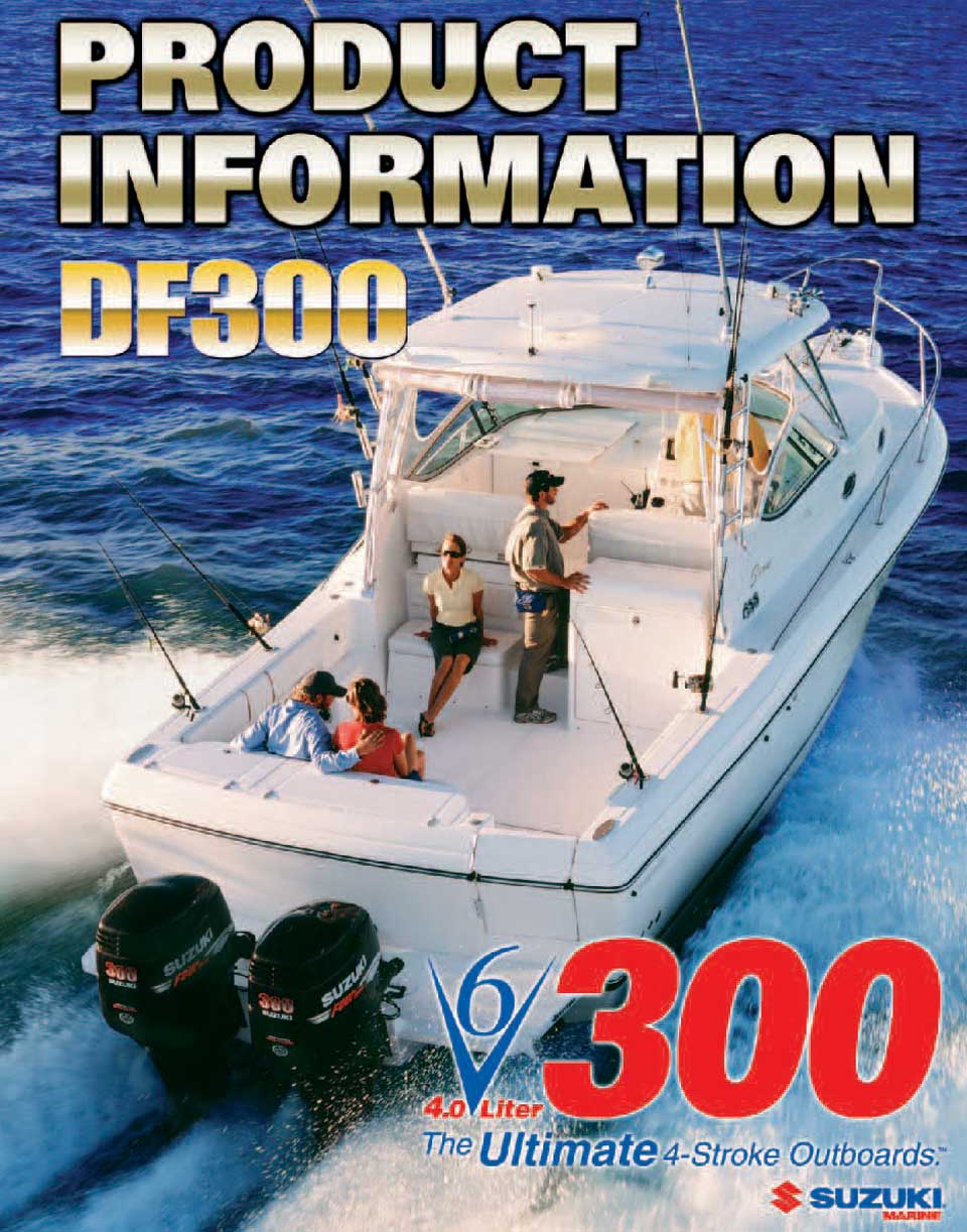 буклет Product Information Suzuki DF 300